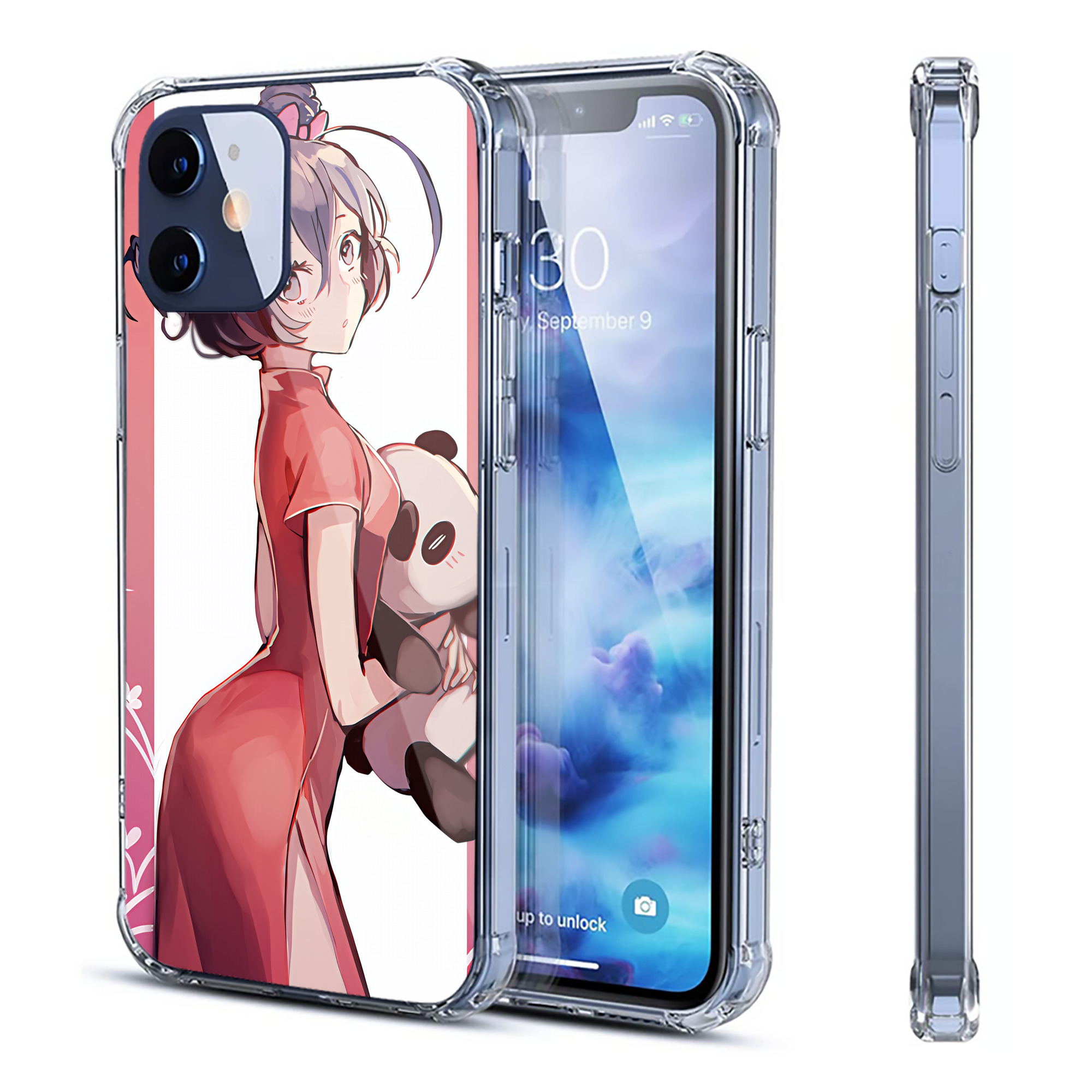 （画像用） 文豪ストレイドッグス Bungo Stray Dogs 【iPhone 12シリーズ対応】透明スマホケース（クリアソフトケース）